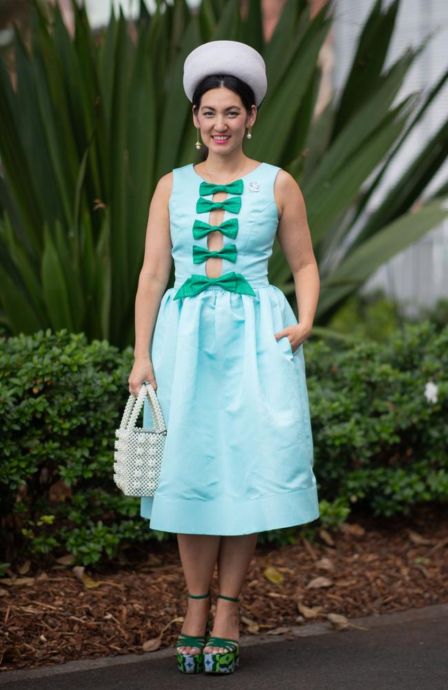 Angela Menz attends TAB Everest Day at Royal Randwick Racecourse on October 19. Picture: Getty Images