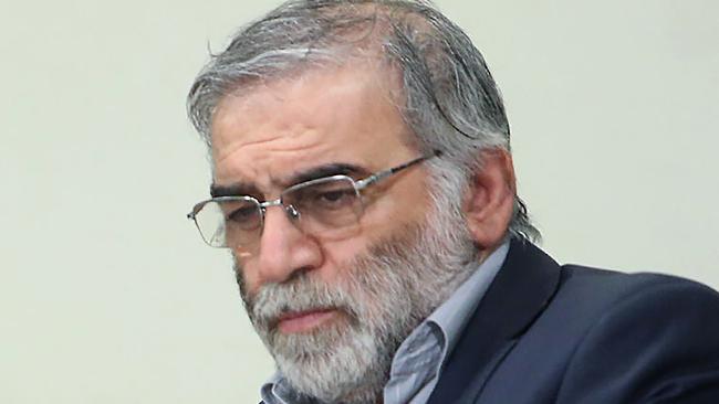 Slain Iranian scientist Mohsen Fakhrizadeh. Picture: AFP/ Ho Khamenei. IR