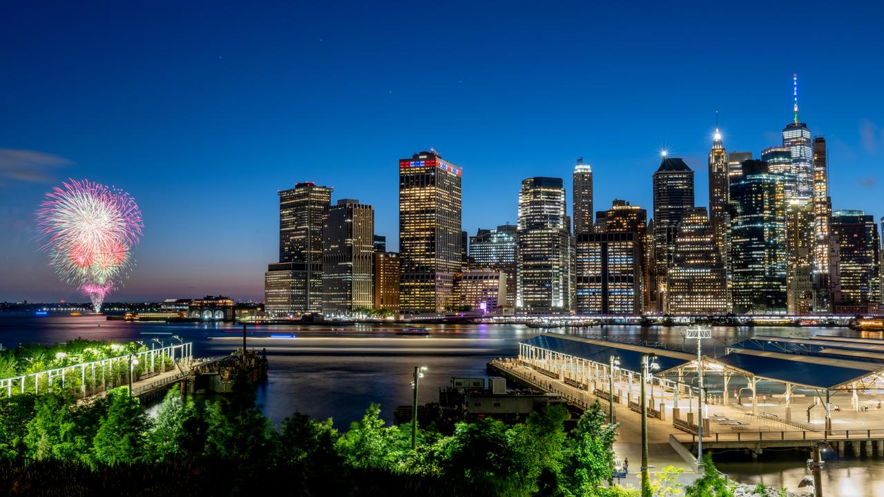 On June 15, New York indulged in a fireworks display to celebrate 70 per cent of its adults having had a vaccine dose. Picture: Roy Rochlin/Getty Images