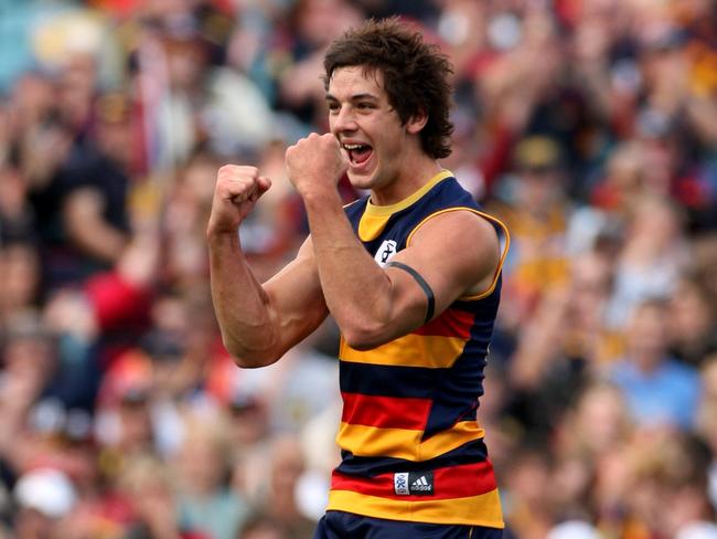 Taylor Walker has booted 197 goals for Adelaide since being drafted.