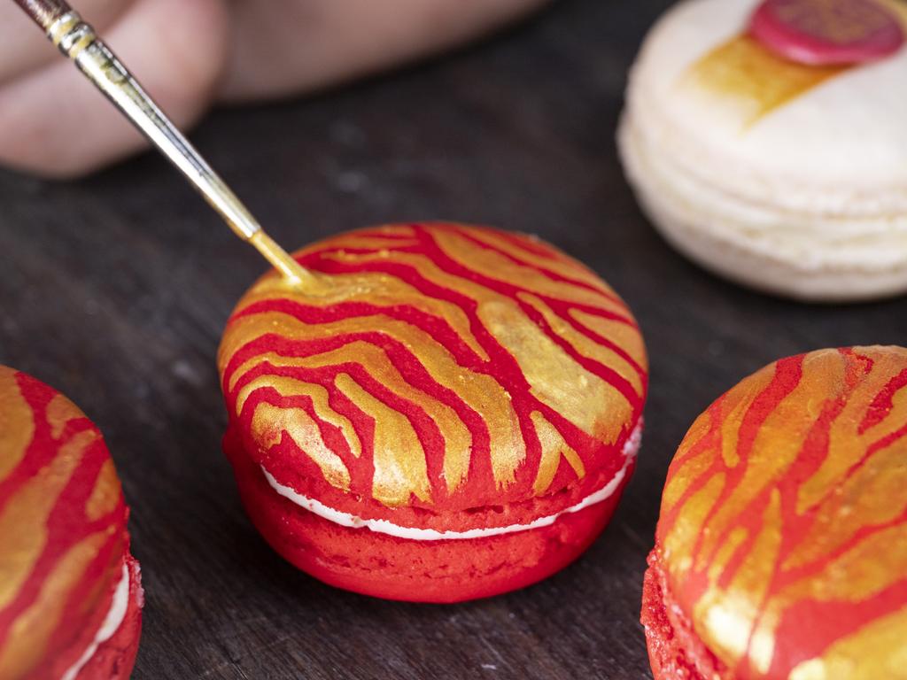 The Year of the Tiger inspired macarons. Picture: Jenifer Jagielski