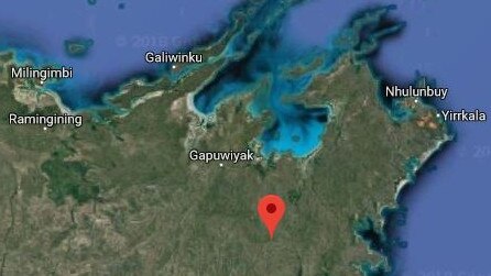 A female Aboriginal ranger was taken by a crocodile at Gan Gan in East Arnhem Land, about 206km south west of Yirrkala