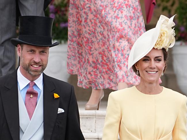 LONDON, ENGLAND - MAY 20: Prince William, Prince of Wales, Catherine, Princess of Wales, Prince Edward, Duke of Edinburgh and Sophie, Duchess of Edinburgh arrive for a Royal Garden Party at Buckingham Palace on May 20, 2025 in London, England. (Photo by Aaron Chown - WPA Pool / Getty Images)