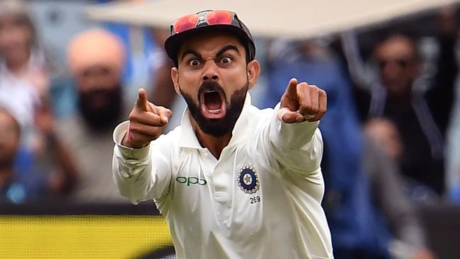 Who wants an extra Test against the Aussies’ chief agitator Virat Kohli? Picture: AFP