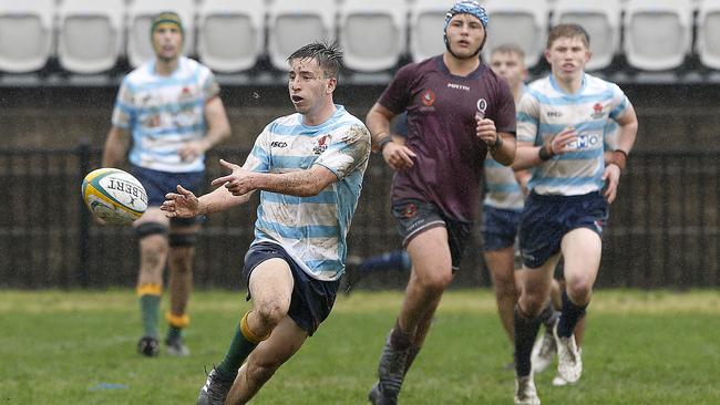 NSW's Brogan M'crystal on the run.