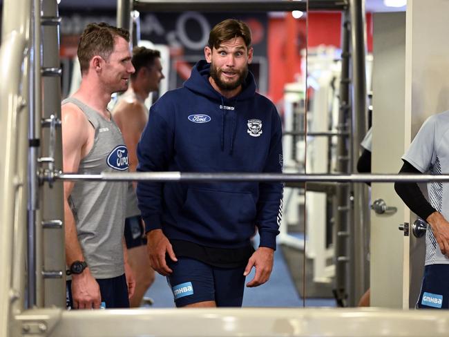 Tom Hawkins is no guarantee to play in round 1. Picture: Morgan Hancock