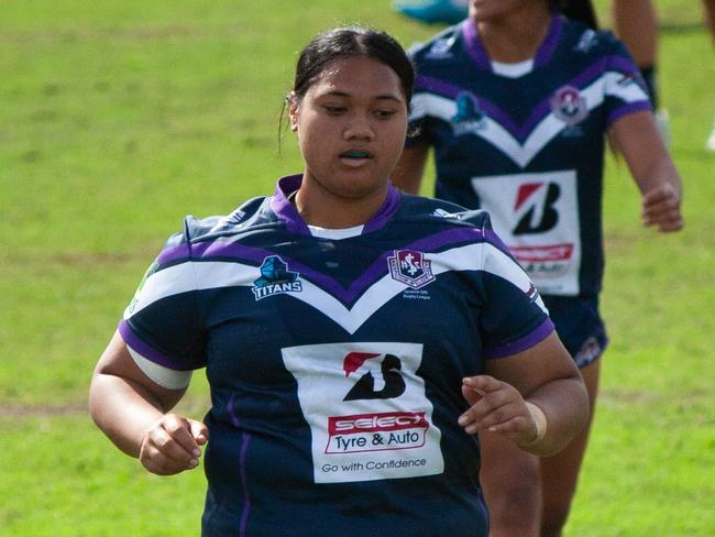 Lina Tanielu will be one of the Ipswich stars set to break the NRL Schoolgirls Cup wide open. Picture: Milahn Situa