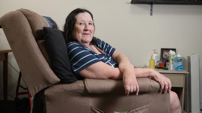 75 year old Therese Beggs has waited for 3 years for a home care package. Picture: Richard Dobson.