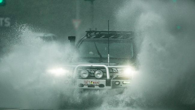 Roads throughout Central Australia may be inaccessible after heavy rain across the Territory. Picture Glenn Campbell