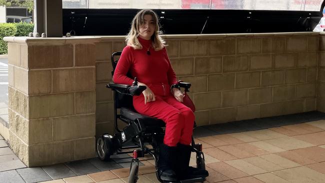 Aleisha Grigg started a petition to make Dalby more wheelchair accessible. Picture: Emily Devon