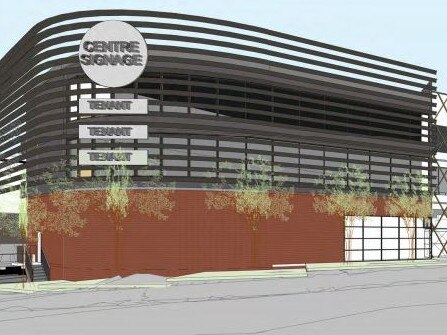 Artist's impression of the centre's new facade from Fairfield Rd. Picture: PD Online.