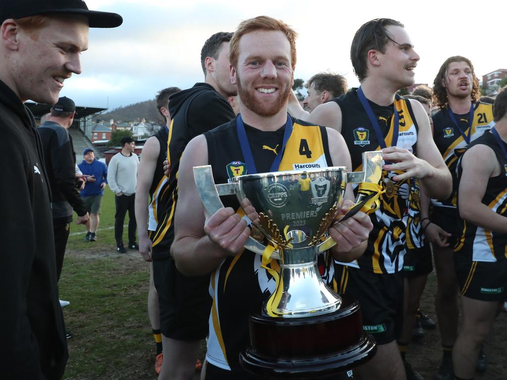 William Campbell Tigers. TSL grand final Kingborough Tigers V North Launceston. Picture: Nikki Davis-Jones
