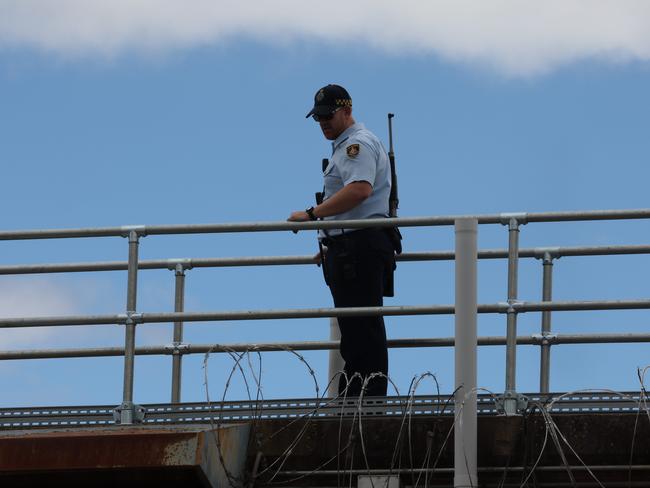 The yards are constantly monitored. Picture: News Corp