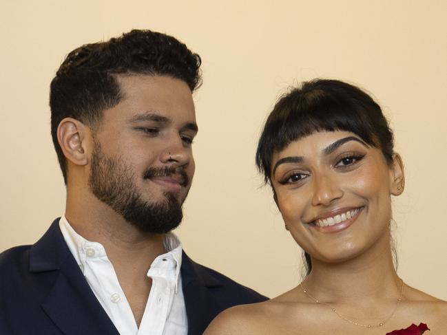 Beauty and the Beast stars, Brendan Xavier and Shubshri Kandiah 31st March 2025 Picture: Brett Hartwig