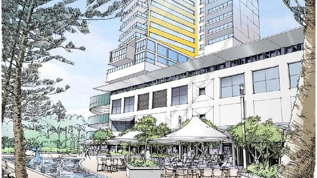 A new food and dining precinct will be created at the Oasis Shopping Centre