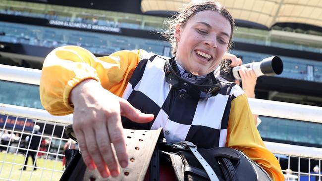 Talented apprentice Molly Bourke will ride Our Kobison on Saturday. Picture: Jeremy Ng / Getty Images