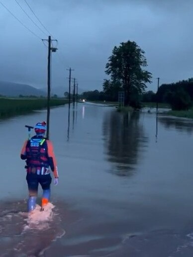 NSW SES crews have responded to hundreds of call-outs in the Northern Rivers region in the past 24 hours. Picture: NSW SES