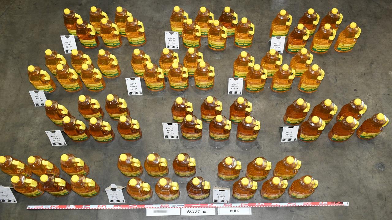 80m Of Methamphetamine Hidden In Canola Oil Bottles Seized By Afp In