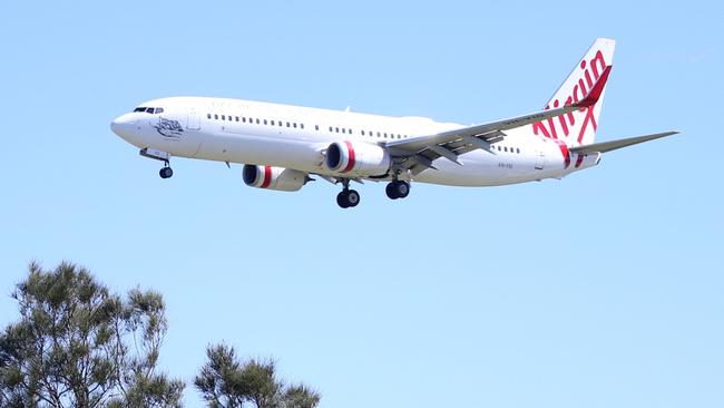 A Virgin Australia flight at Gold Coast Airport, Wednesday, April 22, 2020. Picture: Supplied, Gold Coast Bulletin