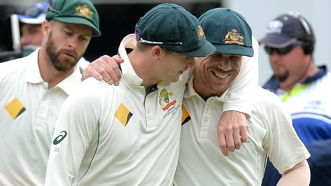 Steve Smith and David Warner will play their first Test in 16 months. Picture: Getty