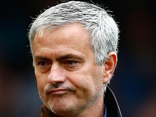 FILE - December 17, 2015: Jose Mourinho has been sacked as Chelsea manager. LONDON, ENGLAND - OCTOBER 24: Jose Mourinho Manager of Chelsea reacts during the Barclays Premier League match between West Ham United and Chelsea at Boleyn Ground on October 24, 2015 in London, England. (Photo by Jordan Mansfield/Getty Images)