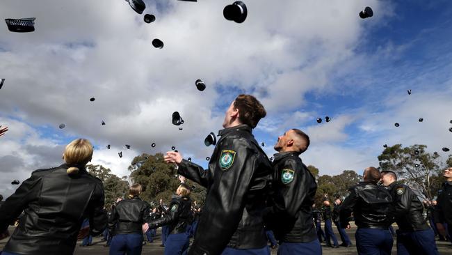 Goulburn Police Academy students in June, 2024. Picture: Police Media