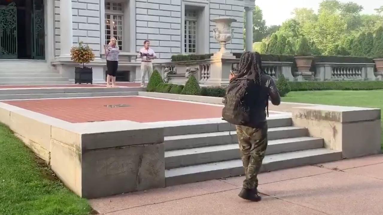 Video shared on social media captured the Sunday incident. Picture: Daniel Schular/Twitter