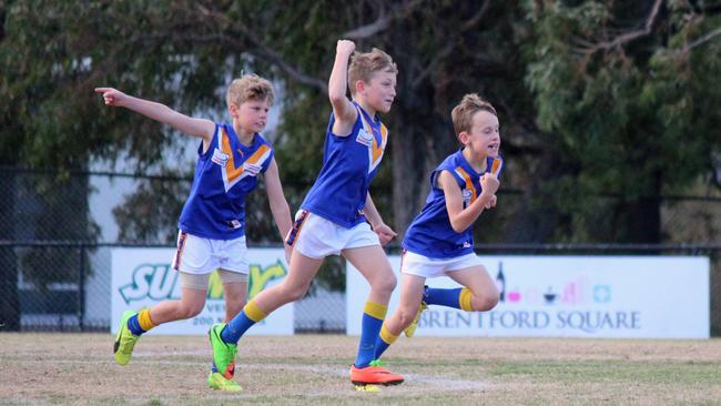 Heathmont Jets juniors vice president Justin O’Dwyer said parents have to wear the costs of the jumpers. Pictured are Heathmont Jets players. Picture: Joanne Young