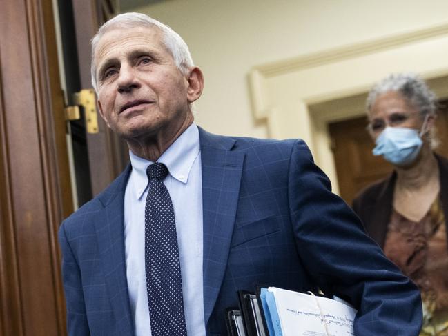 UNITED STATES - MAY 11: Anthony S. Fauci, director of the National Institute of Allergy and Infectious Diseases, arrives for the House Appropriations Subcommittee on Labor, Health and Human Services, Education, and Related Agencies hearing titled FY2023 Budget Request for the National Institutes of Health, in Rayburn Building on Wednesday, May 11, 2022. (Tom Williams/CQ-Roll Call, Inc via Getty Images/)