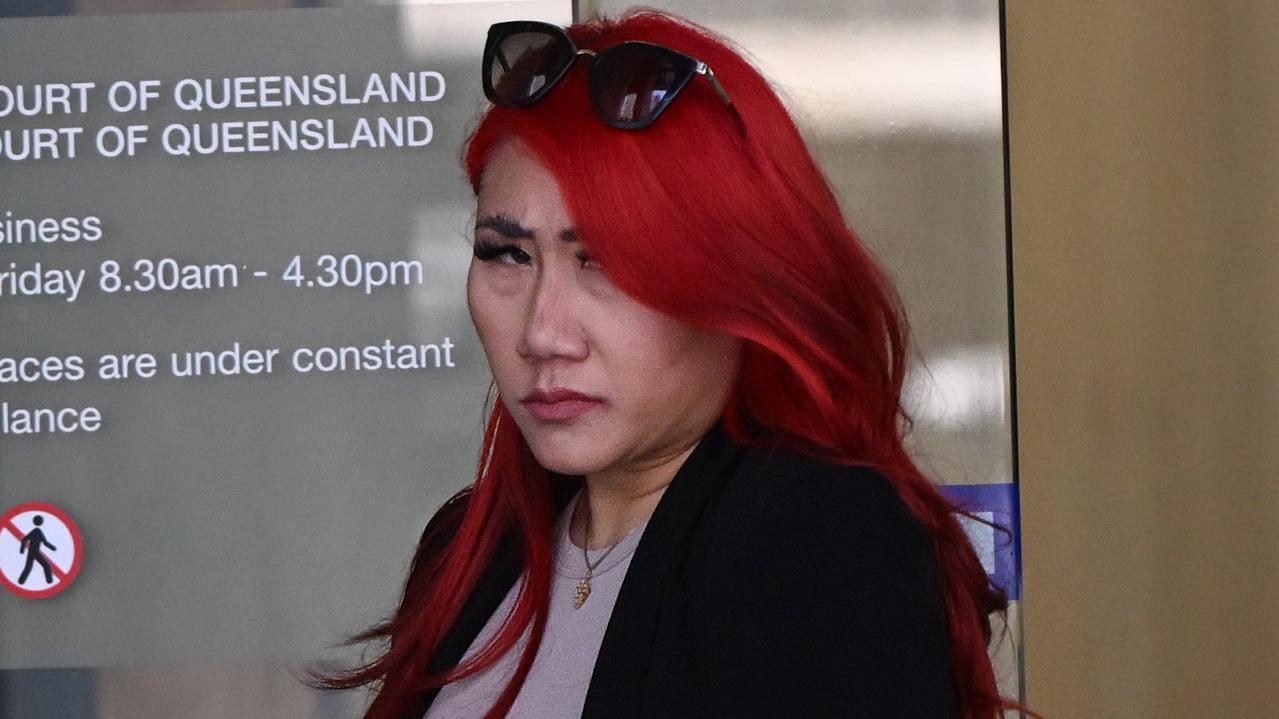 Belinda Hui Cheng Yong outside the District Court in Brisbane. Picture: NCA NewsWire