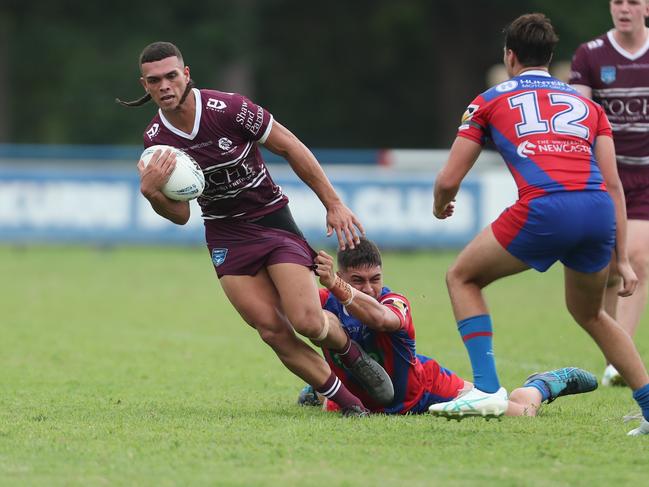 Matari Donovan helped seal the win over Melbourne for the Sea Eagles. Picture: Sue Graham