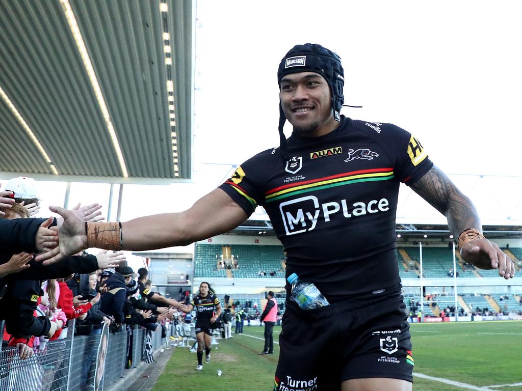 Brian To'o opted not to test the market in late 2022 before signing a four-year extension at Penrith. Picture: Jeremy Ng/Getty Images