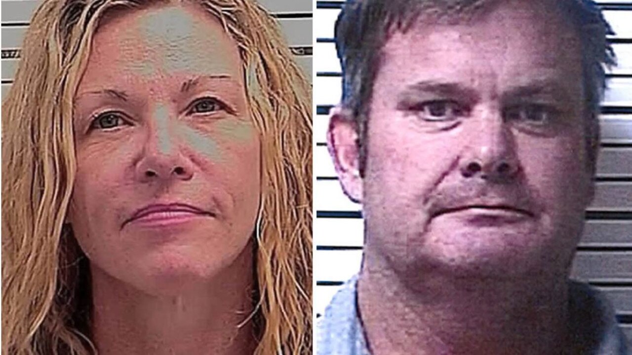 Lori Vallow, 46, and her husband, Chad Daybell. Picture: Madison County Sheriff's Office