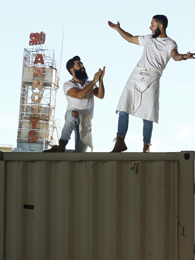 Bearded Baker’s Ameer El-Issa and Philip Nader. Picture: John Appleyard