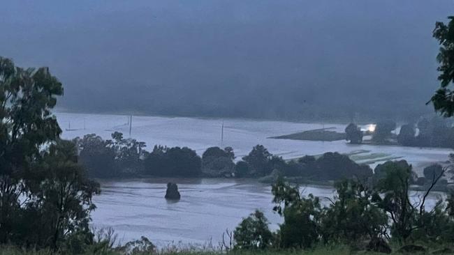 Significant flooding is taking place in Laidley. Picture: Mulgowie Moments