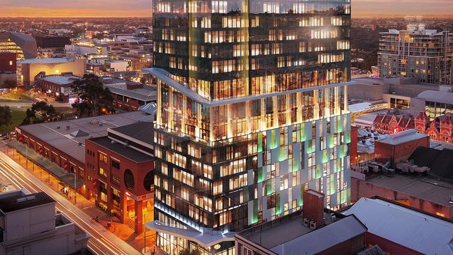 Work on the new Sofitel hotel and Luminesque apartments on Currie St, Adelaide will begin in May 2018.