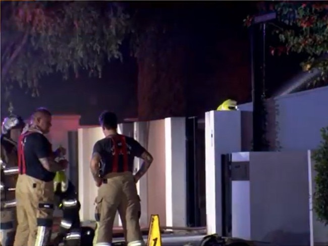 Firefighters arrived at the home about midnight on Wednesday. Picture: Supplied