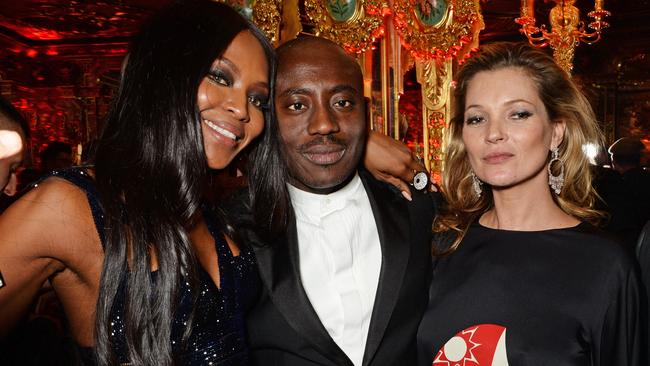 Naomi Campbell, Edward Enninful and Kate Moss party on.