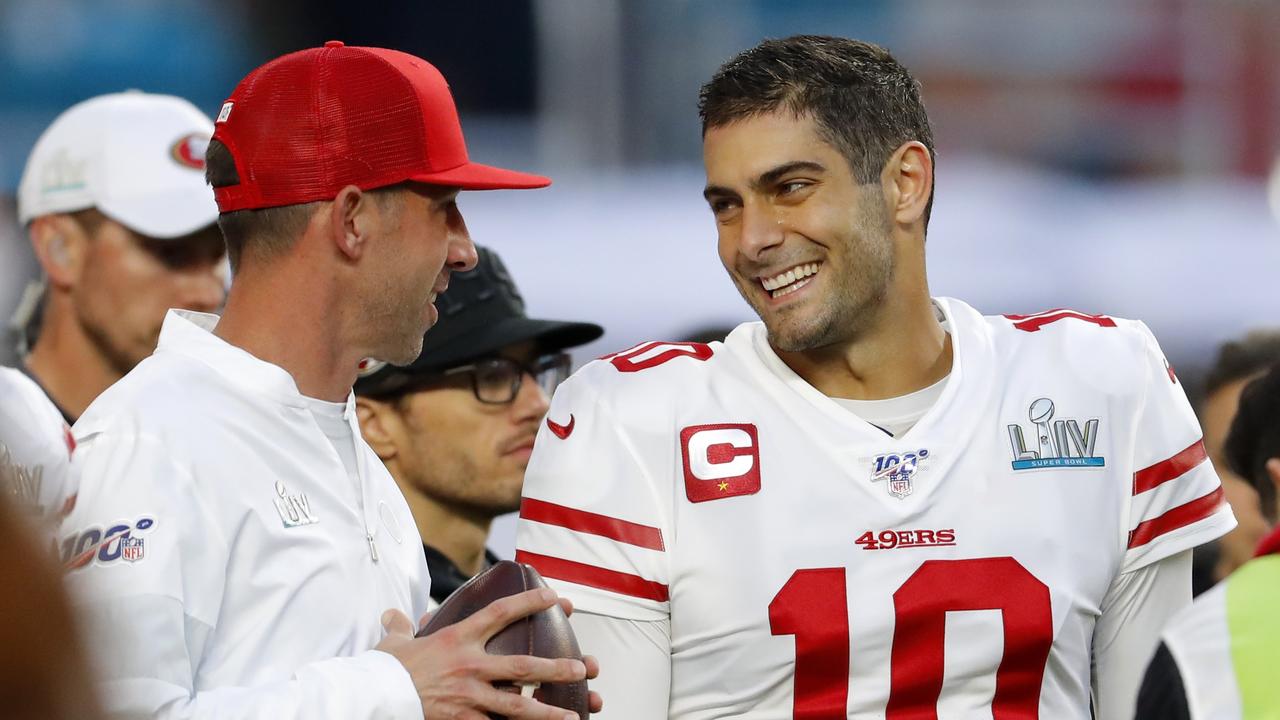 Jimmy Garoppolo’s future at San Francisco is in doubt – and he could be headed back to the Patriots.