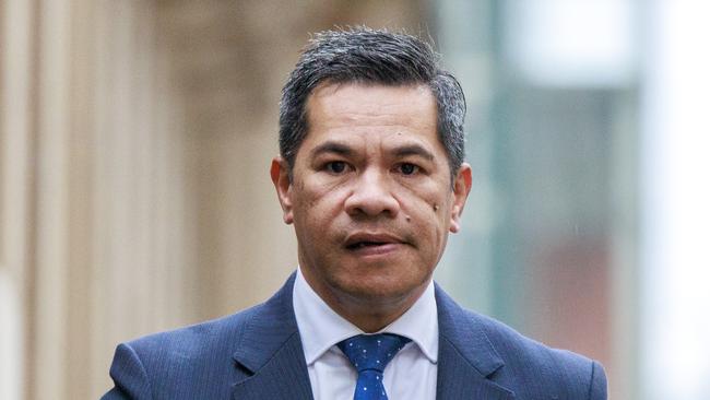 Trucking boss Simiona Tuteru arrives at the Court of Appeal as prosecutors are appealing a rare decision to permanently stay charges. Picture: NCA NewsWire / David Geraghty