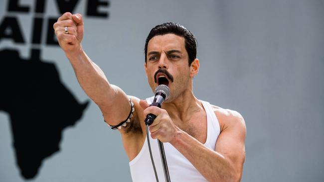 Rami Malek stars as Freddie Mercury in Bohemian Rhapsody. Picture: Alex Bailey.