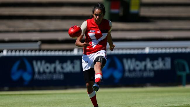 Maggie Varcoe playing for North Adelaide. Picture: NAFC