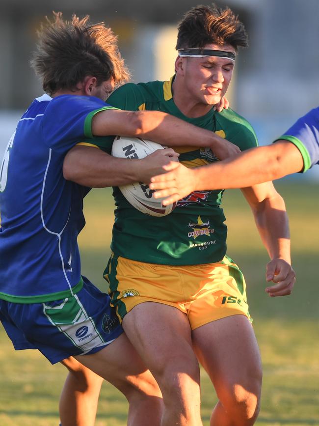 Coby Williamson playing for St Brendan's College in Payne Cup.