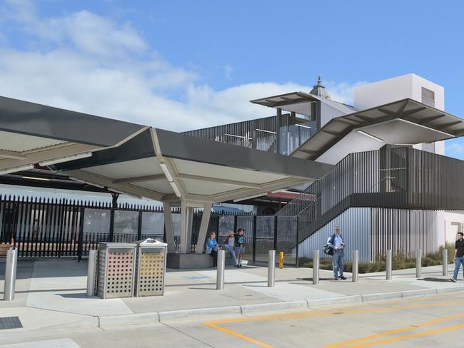 Artist's impressions of the new view from the station's bus interchange, with the top of the 1889 clock tower just visible in the background.