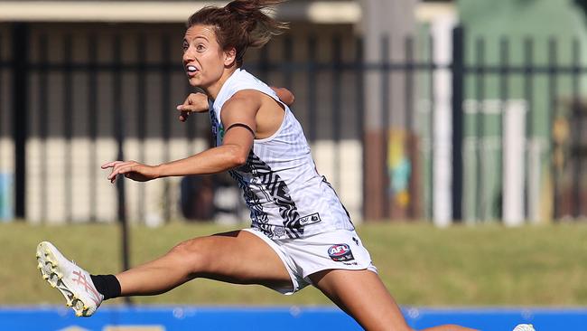 Steph Chiocci during AFLW season seven. Picture: Michael Klein