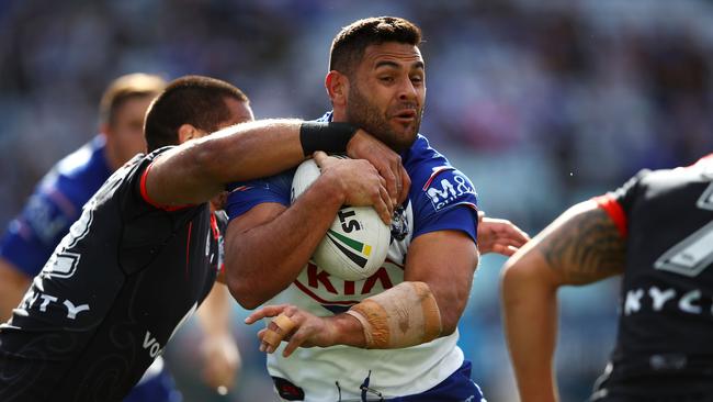 Rhyse Martin has been named to start for the Bulldogs. (Photo by Mark Kolbe/Getty Images)