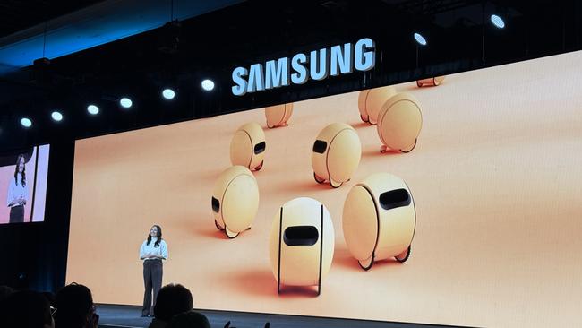 Samsung's Ballie home robot assistant.