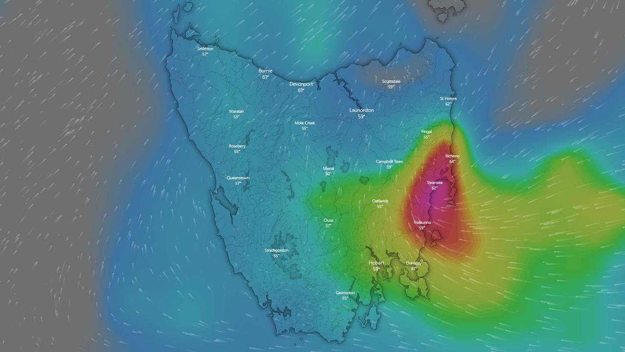 Tasmania weather East Coast, Hobart set to get rain, flooding and