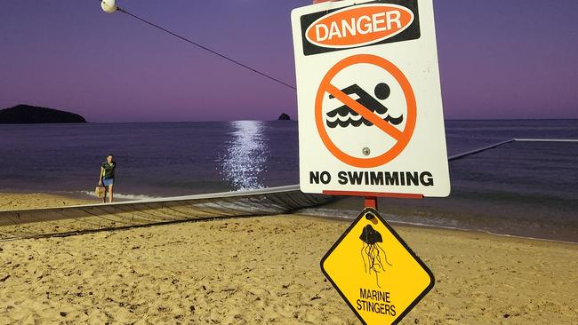 Paramedics responded to reports of suspected Irukandji stings at Palm Cove on Sunday afternoon. Picture: Supplied