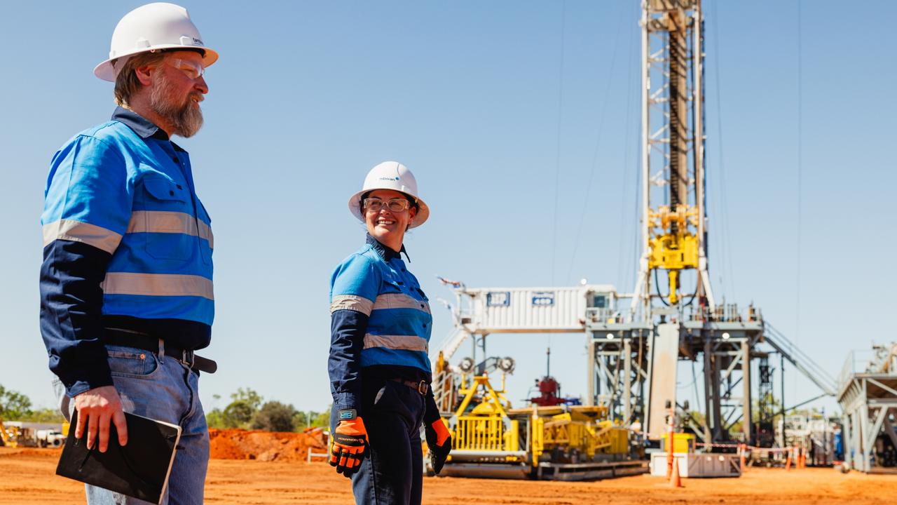 Tamboran Resources Shenandoah South Pilot Project site amid the vast Beetaloo Basin in the Northern Territory.